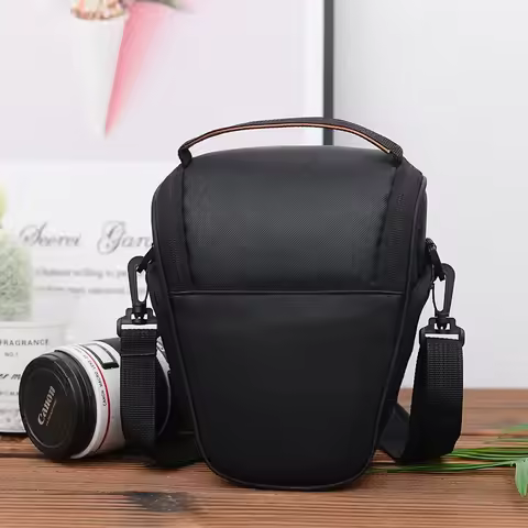 SLR Black Small Camera Bag Digital Shoulder Bag Photographic Micro Single for Nikon Canon Nikon Sony