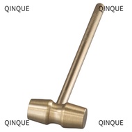 QINJUE Gavel, Yellow Brass Hammer, Judge Auction Prop Judge Hammers Company