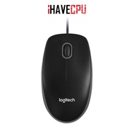 MOUSE (เมาส์) LOGITECH USB B100 (BLACK)