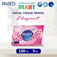 Paseo Elegant Facial Travel pack 3ply 108ply GT/ Paseo smart Facial Tissue