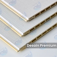 Finacel1 Whale biru - Pvc Wallboard with Wood Pattern, Premium Aesthetic Room Decoration, Size 2.9M 