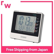 CASIO Alarm Clock Electric Wave White Digital Living Environment Temperature Humidity Calendar Display DQL-260J-7JF