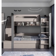 (Free Installation) Children's Bunk Bed Series/bed frame/staircase/wardrobe/ladder/ double decker bed