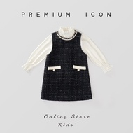 Lavina Tweed Dress | Lavina Blouse | Girls' Dresses | Long sleeve girls top