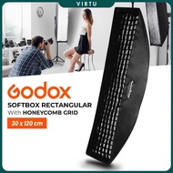 Godox Softbox Rectangular Honeycomb Grid Bowens Mount 30x120cm - SB-FW-30120