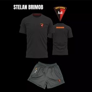 STELAN OLAHRAGA BRIMOB/BAJU DAN CELANA RUNNING BRIMOB