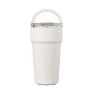 กระติกสุญญากาศ LOCKNLOCK METRO CAFE TOP HANDLE 0.71 ลิตร สีขาว (1312653)