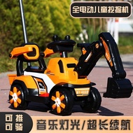 Children's Excavator Ride-On Toy Vehicle Engineering Vehicle Boys Ride-On Excavator Rechargeable Ful