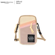 Louis Montini (Color Up) กระเป๋าใส่โทรศัพท์ กระเป๋าคล้องคอ ผ้าไนล่อน Phone holder Bag SHB04 ส้ม-เหลื