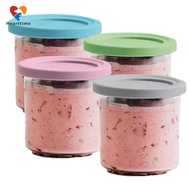 Reusable Ice Cream Maker Cup Containers with Lids for Homemade Ice Cream
