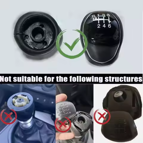 MT Gear Shift Knob Lever Head For Ford Grand Mazda BT50 12-18 Focus Mk2 Mk3 Transit Connect Grand C-