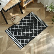 Entry Door Color Matching Classic Color Household Woven Cotton Thread Scratch Mat Carpet Entrance Ha