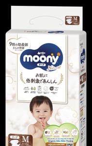 Tã Dán / Tã Quần Moony Natura - Moony Trắng  Đủ Size S M L XL Từ Sơ Sinh Đến 22 Kg - Thanh Ngân Stor