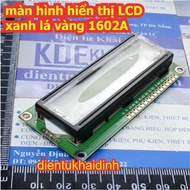 LCD display screen 1602A 1602 green yellow 5V kde1924