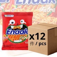 Enaak印尼香脆雞仔點心(零食)麵 辣味28g x 3 小包 x 12