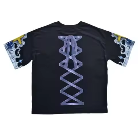 New 2026 Fashion Dark Element Design 3D Printing T-shirt Fashion Activities Daily Children's Exhibit