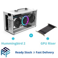 Pccooler i1002 Hummingbird 2 with GPU Riser | ITX Case | PC Case with Handle