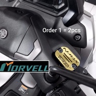 New Nmax Turbo Odo Meter Garnish + Anti-Scratch Speedo Meter Canopy Visor Canopy Original Turbo Embl