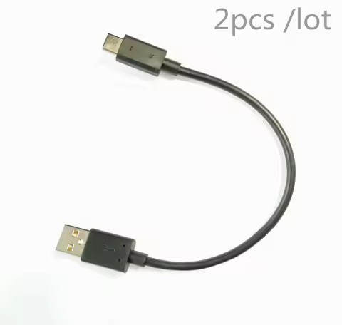 Lot of 2 Short 17cm USB-C TYPE C Cable Cord for Sony WF-1000XM3 WI-1000XM2 WH-1000XM3 1000XM4 WH-H81