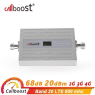 Callboost mobile cellular signal amplifier 4g lte 800 mhz repeater signal booster band 20 repeater internet 20dBm output power