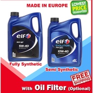 ELF Evolution 700 STI 10W40 (10W-40) Semi Synthetic &amp; NF 900 5W40 (5W-40) Fully Synthetic Engine Oil 4L