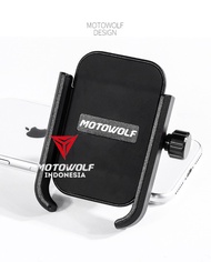 Motowolf V3 Holder HP Motowolf Stang Phone Holder Spion 360 Almunium