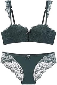 WANGKENSU Sexy Lace Gathered Shoulder Straps Detachable European and American Style Side Small Chest