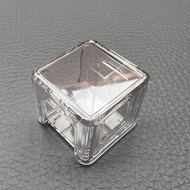 Acrylic Billiards Chocolate Powder Storage Box Square Gun Powder Transparent Plastic Acrylic Single 