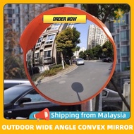 OUTDOOR WIDE ANGLE CONVEX MIRROR 450/600/750mm READY STOCK TRAFFIC PARKING MIRROR High Quality Traff