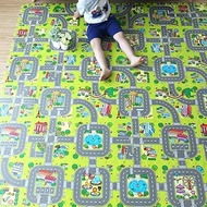 Puzzle MAT CROSS ROAD / NUMBERS / ANIMALS / PLAIN COLORFUL CHILDREN'S PLAY MAT EVAMAT BABY MAT PUM U