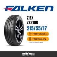215/55/17 Falken Ziex ZE310R (With Installation)