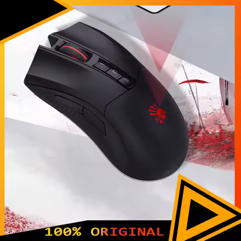 Bloody R90 PLUS Wireless Mouse E-sports Low Delay FPS Gaming Mouse Long Life Macro Programming Valor