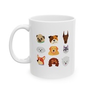 Cute and Friendly Dog Mug Ceramic Mug 11oz