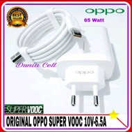 Charger Super VOOC OPPO Reno 4F OPPO Reno 4 Pro ORIGINAL 100% Charger Oppo Suoer VOOC 65W