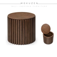 MOKUZEN MUJI STORAGE TABLE