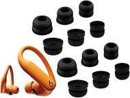 A-Focus [ Double Flange ] Ear Tips Set for Powerbeats Pro 2 Replacement Soft Silicone Fit in Case Ea