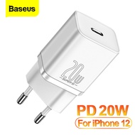 Baseus PD 20W USB Type C Charger Quick Charge QC3.0 Fast Charging USBC Charger For 12Pro Xiaomi Wall Mobile Phone Charger