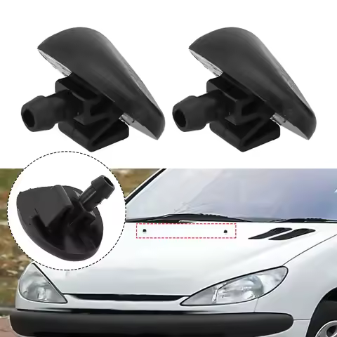 2*Front Windshield Wiper Washer Spray Jet Nozzle For Peugeot- 206/407 Citroen- C2/C5 6438J2/6438E6/6