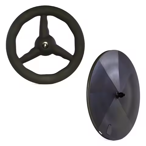 T800 super lightTrack/TT/Triathlon bike carbon wheelset front 3 spoke rear disc carbon wheelset,tri 