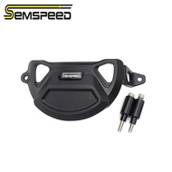 ฝาครอบป้องกันเครื่องยนต์ CNC กระจกมองหลังมอร์เตอร์ไซต์ SEMSPEED เครื่องป้องกันสำหรับยามาฮ่า Aerox NV