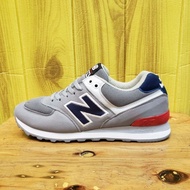 MERAH New balance 574 Sports shoes abu Vantel Red sneakers Men Women shoes import qualyty