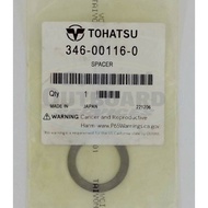 TOHATSU 18HP/MERCURY 15HP washer Shim 346-00116 # 2 stroke outboard engine part