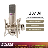 U87 Condenser Microphone Professional Studio Set YouTuber Live Streaming Recording Microphone Set Mi