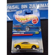 Hot Wheels Ferrari 348 Yellow PRICE FOR ONE (1) UNIT/CAR ONLY (NOT PERFECT) FZCC