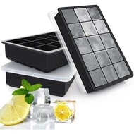 New 15 Grid Ice Tray Silicone Ice Tray Square Ice Box Home Square Ice Box with Lid