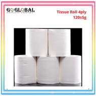 Toilet Roll Tissue Roll Paper Unscented Paper Virgin Wood 4ply 120g 10 Rolls 4层厕纸卷 GO