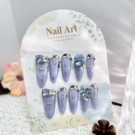 10pcs Artificial Matte nail fake Handmade nails sticker press on nails short fake nails