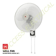 KDK EUROWIND MAXVI MX16WF 16" 5 FAN BLADE WALL FAN (GREY)EUROWIND Wall Fan 16 Inch 3 Blades Adjustable 3 Speeds with Osc