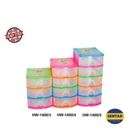 Small 3/4/5 Tier Stationery Plastic Drawer / Small Things Drawer / Multipurpose Drawer