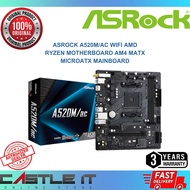 Asrock A520M/AC WIFI AMD Ryzen Motherboard AM4 MATX MICROATX Mainboard